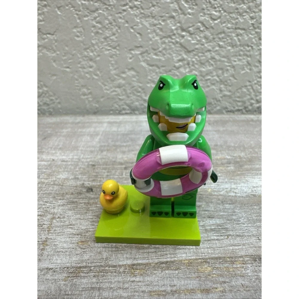 $8 🌙 Crocodile Costume Fan Alligator Series 28 71051 CMF LEGO Mini Fig NWOB